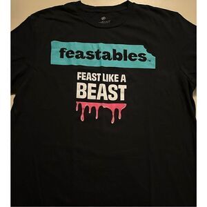 MR BEAST FEASTABLES BAR T SHIRT Feast Like A Beast Adult Mens Size Large
